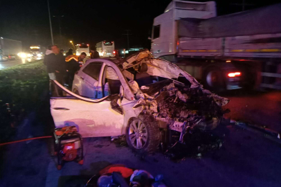 BANDIRMA’DA TRAFİK KAZASI:1 ÖLÜ, 2 YARALI