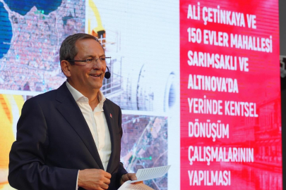 BAŞKAN ERGİN YERİNDE KENTSEL DÖNÜŞÜM PROJESİNİ AÇIKLADI
