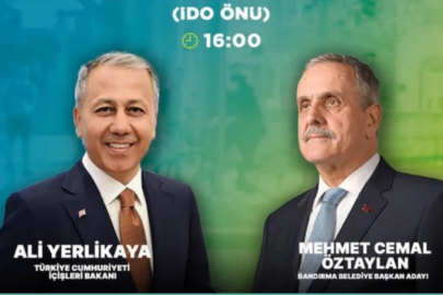 BAKAN YERLİKAYA, BANDIRMA’YA GELİYOR