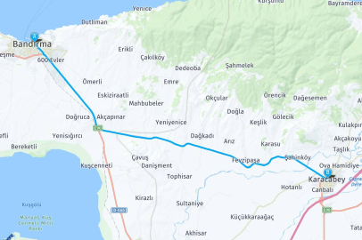 BANDIRMA-KARACABEY YOLUNDA HIZ LİMİTİ UYGULAMASI BAŞLADI