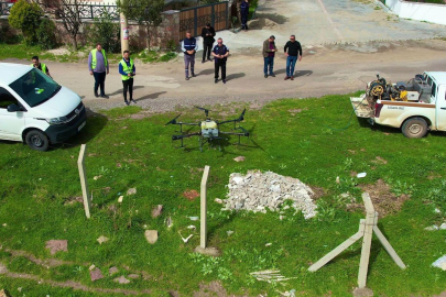 ALTIEYLÜL’DE HAŞERE POPÜLASYONA KARŞI DRONE İLE MÜCADELE HIZLANDIRILDI