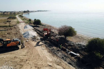 Milas Ören'de altyapı çalışmaları sürüyor