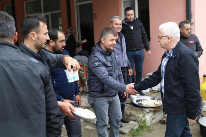 BAŞKAN DEVECİLER BURHANİYE’ DE HAYRA KATILDI