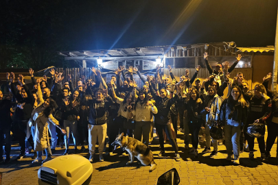 BANDIRMA'DA MOTOSİKLET TUTKUNLARI BİR ARAYA GELDİ