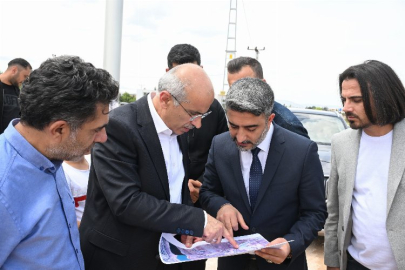 Malatya Yeşilyurt'ta yol çalışmaları devam ediyor