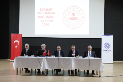BAŞKAN ERTAŞ, VALİ USTAOĞLU İLE MUHTARLAR BULUŞMASINA KATILDI