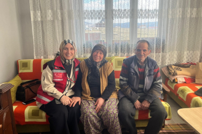 BALIKESİR AİLE VE SOSYAL HİZMETLER’DEN GAZİ SEVİNÇ'E ZİYARET