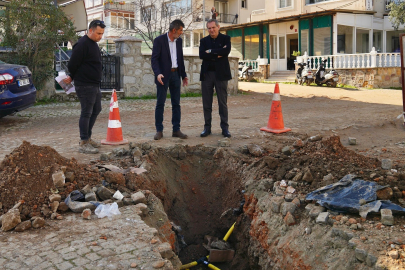 AYVALIK’TA DOĞALGAZ ÇALIŞMALARI HIZ KAZANDI