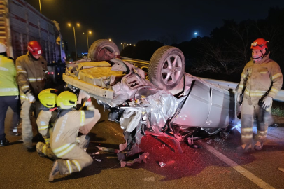 BANDIRMA-ÇANAKKALE KARAYOLU’NDA TRAFİK KAZASI: 1 YARALI