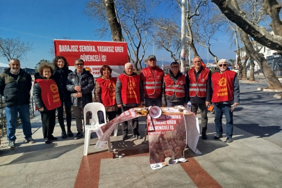 “BARAJSIZ SENDİKA, YASAKSIZ GREV" KAMPANYASI İÇİN İMZALAR TOPLANDI