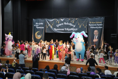 GÖNEN’DE MİNİKLERE İLLÜZYON GÖSTERİSİ