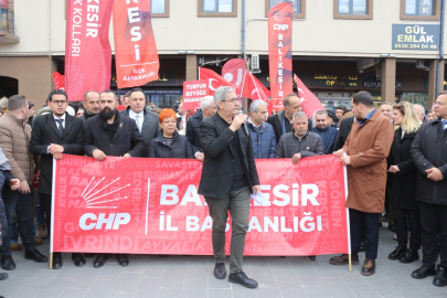 CHP BALIKESİR, EKREM İMAMOĞLU’NA DESTEK İÇİN MEYDANLARA İNDİ