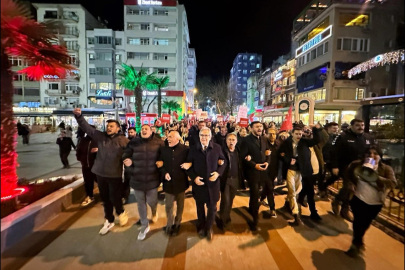 BANDIRMA’DA İMAMOĞLU İÇİN ÖZGÜRLÜK ÇAĞRISI