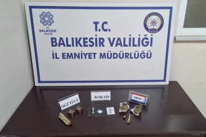 ERDEK POLİSİNDEN UYUŞTURUCU OPERASYONU