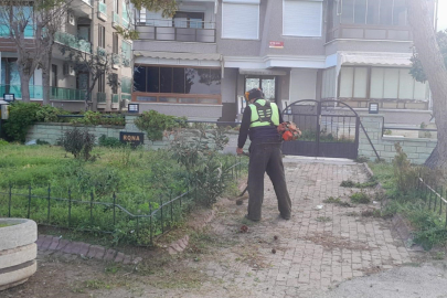 ERDEK'TE YABANİ OTLA MÜCADELE VE YEŞİL ALAN BAKIM ÇALIŞMALARI