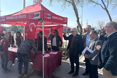 BANDIRMA’DA İMAMOĞLU’NA DESTEK DEVAM EDİYOR