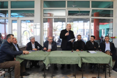 BAŞKAN PALAZ, GÜNDOĞAN’DA VATANDAŞLARLA BULUŞTU
