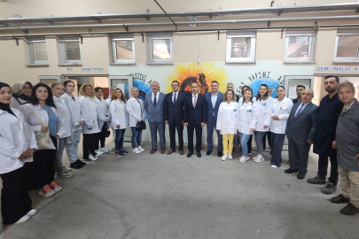 BANDIRMA’DA KADIN KAYNAKÇILAR SERTİFİKALARINI ALIYOR