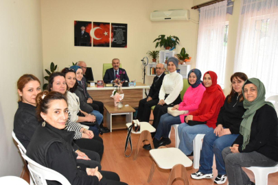 MÜDÜR DEMİR, OKUL ZİYARETLERİNİ HIZ KESMEDEN SÜRDÜRÜYOR