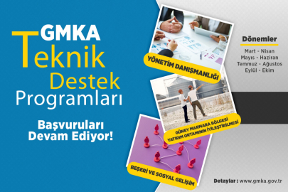 GMKA TEKNİK DESTEK PROGRAMLARI BAŞVURULARI DEVAM EDİYOR