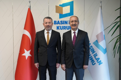 REKTÖR KIRIŞIK'TAN BASIN İLAN KURUMU GENEL MÜDÜRÜ ERKILINÇ'A ZİYARET