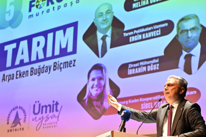 Başkan Uysal, “Türkiye tarımı yeniden inşa etmeli”