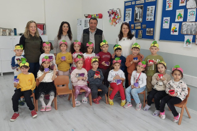MİNİK ÖĞRENCİLER KIZILÇAM TOHUMLARINI TOPRAKLA BULUŞTURDU
