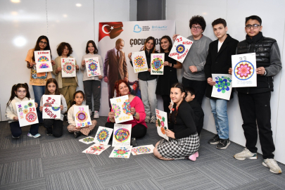 ÇOCUKLAR MANDALA EĞİTİMİYLE DİKKAT GELİŞTİRİYOR