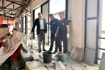 ÖZALP HAVRAN’DAKİ SPOR TESİSLERİNİ İNCELEDİ