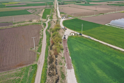 BÜYÜKŞEHİR, HALALCA ARAZİ YOLUNDA ÇALIŞMALARINA BAŞLADI