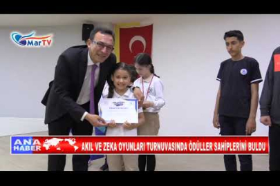 AKIL VE ZEKA OYUNLARI TURNUVASINDA ÖDÜLLER SAHİPLERİNİ BULDU