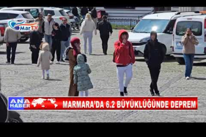 MARMARA’DA 6 2 BÜYÜKLÜĞÜNDE DEPREM