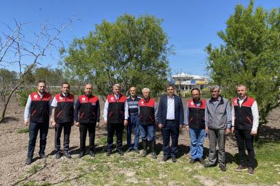 KARESİ’DE ZİRAİ DON ZARARLARI İÇİN TESPİT ÇALIŞMALARI BAŞLADI