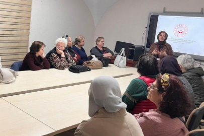 ERDEK’TE “AİLE YILI” KAPSAMINDA KADINA YÖNELİK ŞİDDETLE MÜCADELE EĞİTİMİ