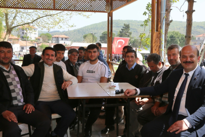BAŞKAN LAPANTA, YAĞMUR HAYRINDA VATANDAŞLARLA BULUŞTU
