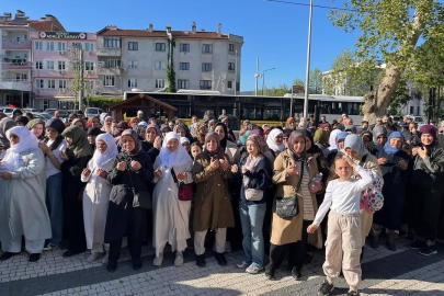 KEPSUT’TA HACI ADAYLARI DUALARLA UĞURLANDI