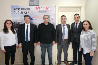 MÜDÜR DENİZ, MARMARA MEDYA GRUBU'NU ZİYARET ETTİ