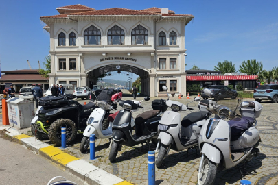 BANDIRMA’DA MOTOSİKLET PARK SORUNUNA GEÇİCİ ÇÖZÜM