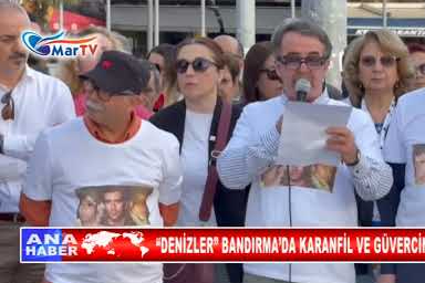 DENİZLER” BANDIRMA’DA KARANFİL VE GÜVERCİNLERLE ANILDI