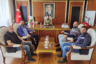 UEDAŞ YETKİLİLERİNDEN MARMARA KAYMAKAMI ORHAN’A ZİYARET