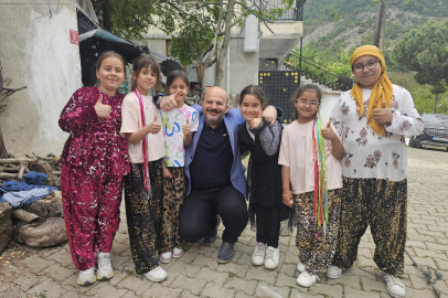 BAŞKAN LAPANTA, YAĞMUR HAYIRLARINDA VATANDAŞLARLA BULUŞTU
