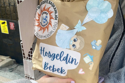 ERDEK BELEDİYESİ’NDEN “HOŞ GELDİN BEBEK” DESTEĞİ