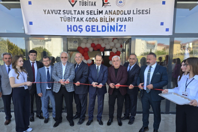 YAVUZ SULTAN SELİM ANADOLU LİSESİ’NDE TÜBİTAK BİLİM FUARI AÇILDI