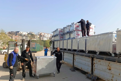 ERDEK’E 250 YENİ ÇÖP KONTEYNIRI