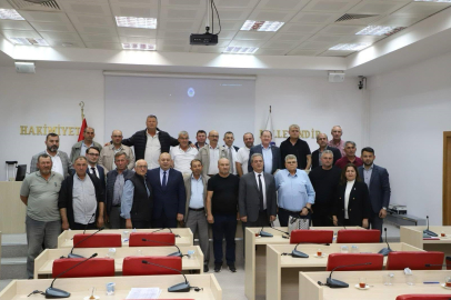 GÖNEN’DE ÇİFTÇİ VE MUHTARLARLA ALTYAPI İLE SU SORUNLARI GÖRÜŞÜLDÜ