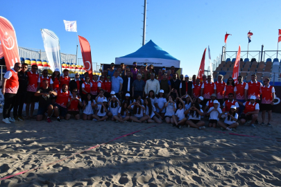 PLAJ VOLEYBOLUNUN KALBİ ÖREN’DE ATTI