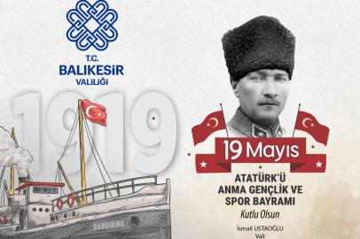 VALİ USTAOĞLU’NDAN 19 MAYIS MESAJI