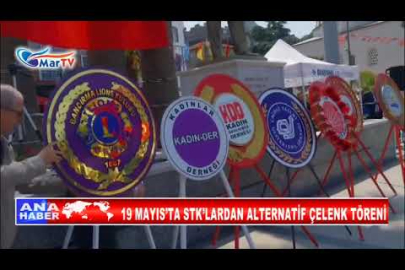19 MAYIS’TA STK’LARDAN ALTERNATİF ÇELENK TÖRENİ