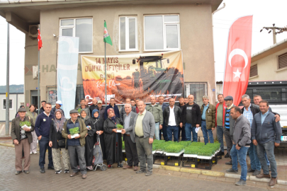BAŞKAN AKIN’IN FİDE DESTEĞİ ÇİFTÇİYİ SEVİNDİRDİ