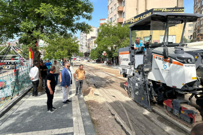 BANDIRMA MEHMETÇİK CADDESİ’NDE ÇALIŞMALAR TAMAMLANMAK ÜZERE